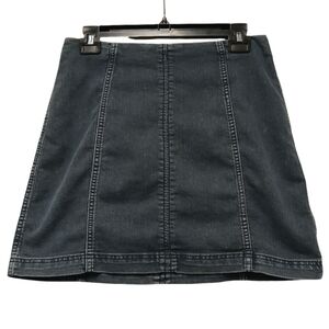 Free People Modern Femme Denim Mini Skirt Size 10-EUC